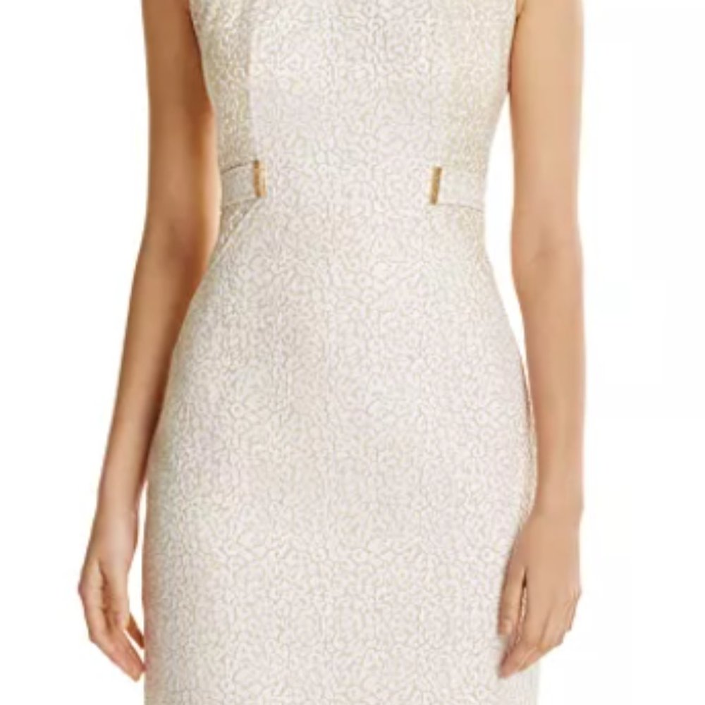 Leopard Print Sheath Dress - Calvin Klein